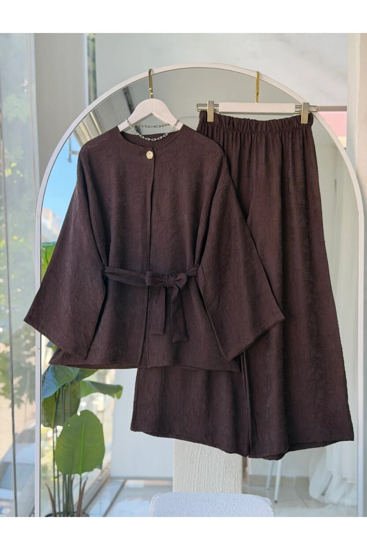Kadın Tek Düğmeli Pantolon Takım -0650