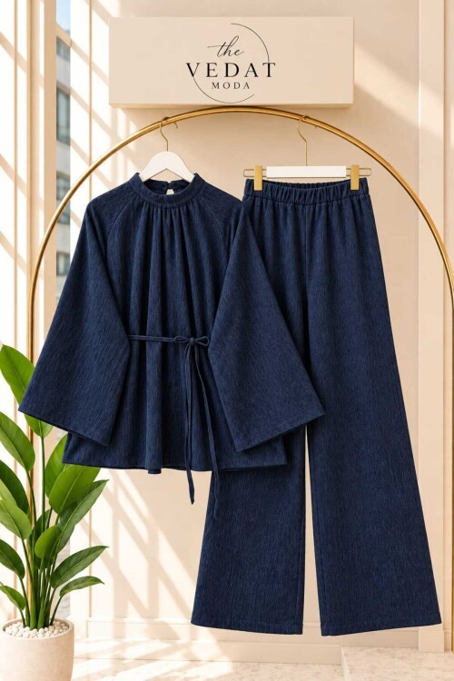 Kadın Fitilli Kadife Kumaş Pantolon Takım -0550