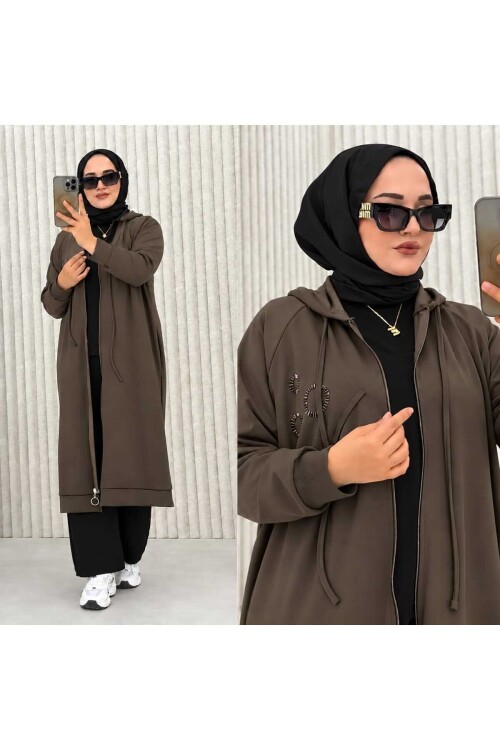 Kadın Oy-Ho Kumaş Boydan Fermuarlı Tunik -500 (SM 38-42) (LXL 44-46)