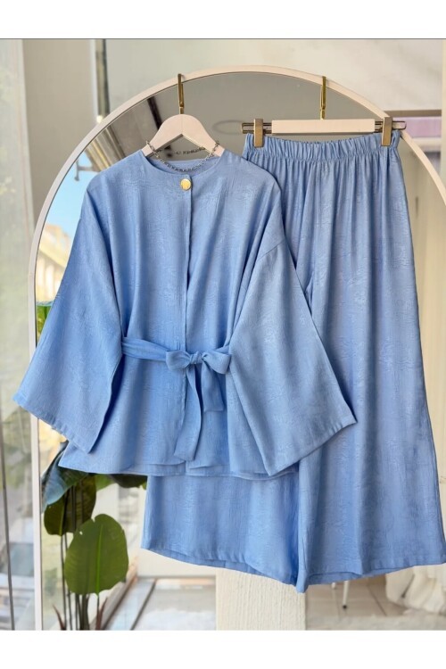 Kadın Tek Düğmeli Pantolon Takım -0650