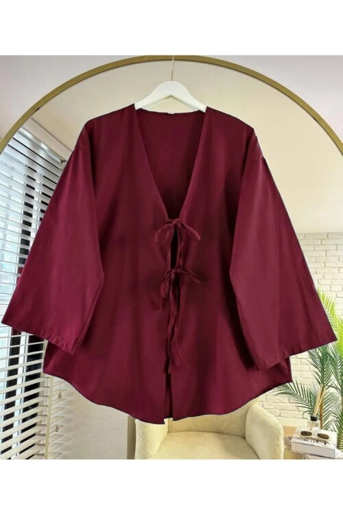 Önü Bağlamalı Kimono tunik oversize