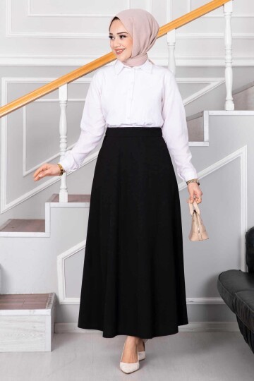 Mevlana Tesettür Etek Lacivert