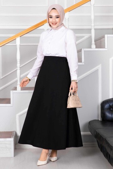 Mevlana Tesettür Etek Lacivert