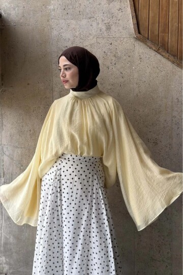 Sarı Şifon Velissa Bluz